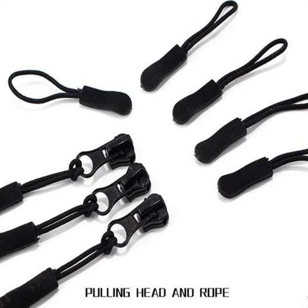 50-pack Black Replacement Zippers for Clothing, 6 inches - Image 6
