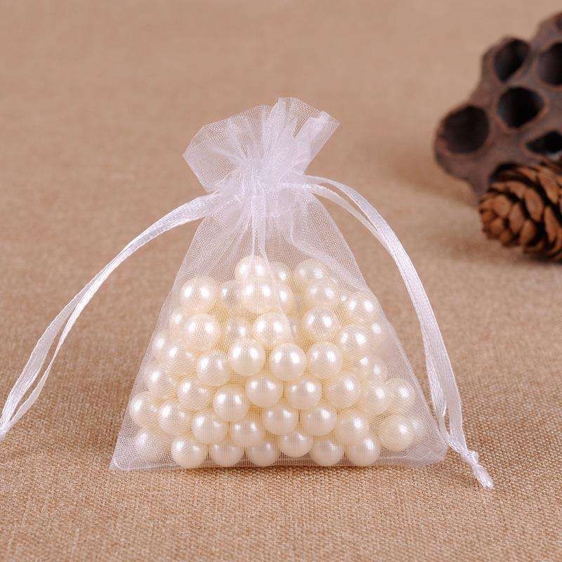 100pcs Organza Bags, 9x7cm - Hand-Sewn Multicolor Gift Bags for Wedding Party Favors - Image 5