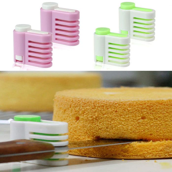 2pcs Cake Divider Cutter Bases - Image 1