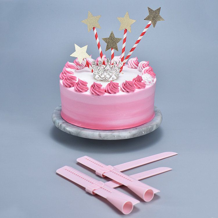 Cake Smoother Baking Tool Pink - Image 5