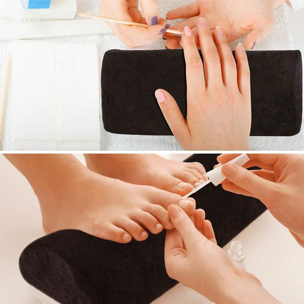 Pink Nail Cushion Wrist Support for Manicure, UV Gel Acrylic Nails - Image 6