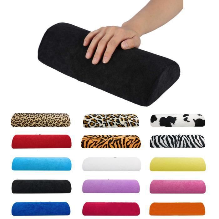 Nail Cushion Wrist Support for Manicure, UV Gel & Acrylic Nails, Purple - Image 1