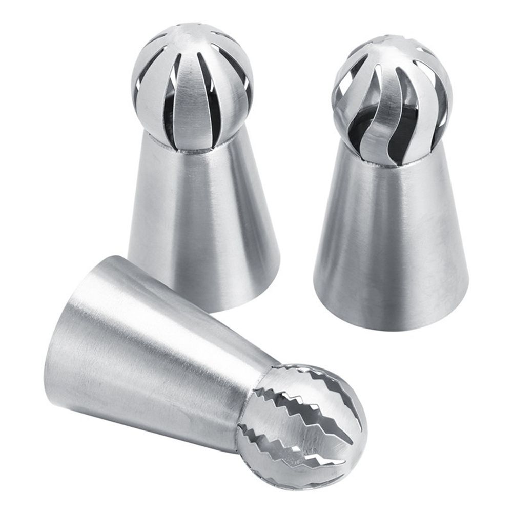 3pcs large liquor spouts stainless steel silver - Image 2
