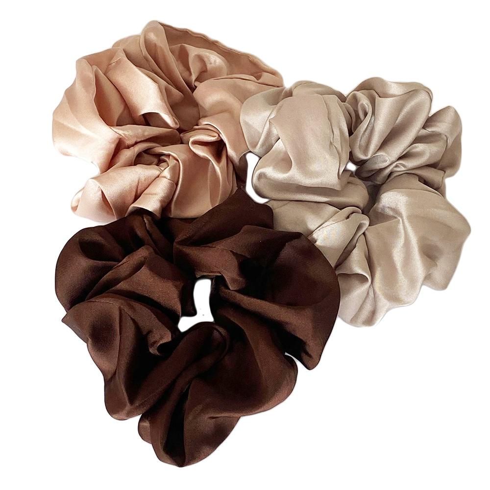 3pcs Large Hair Scrunchies Hair Ties, , 9 inches - Image 1