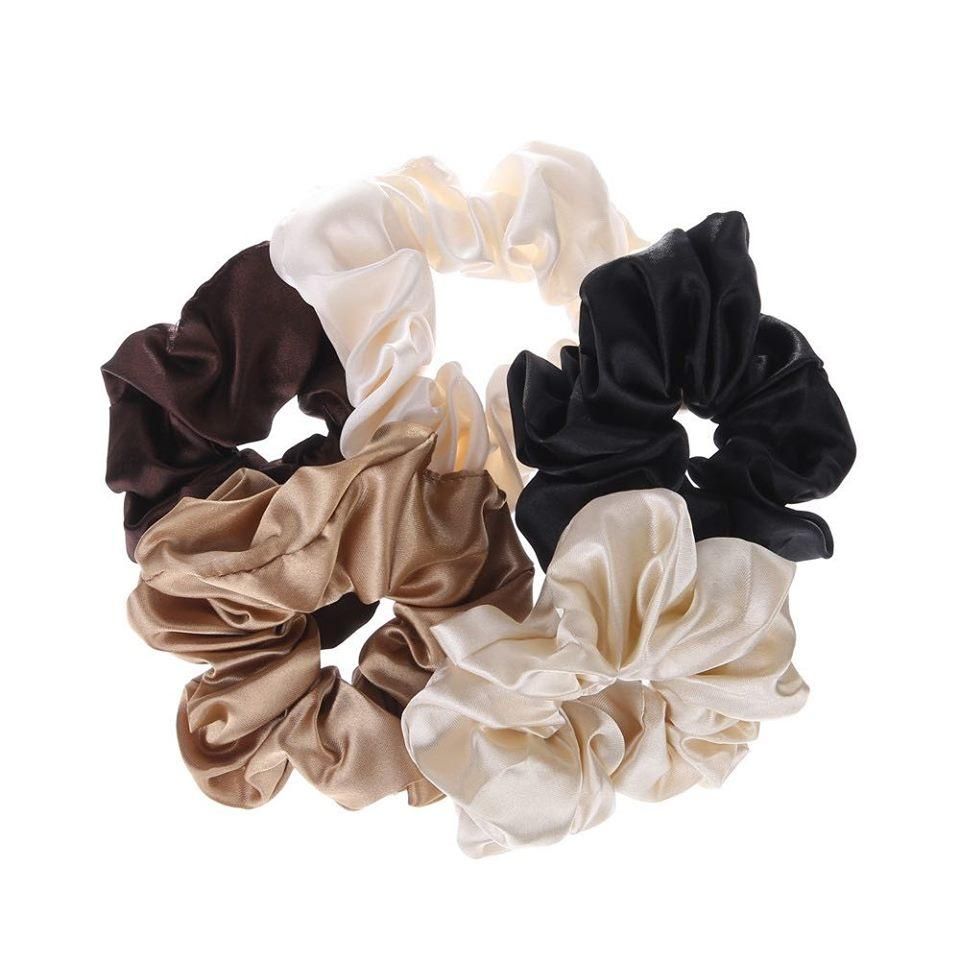 3pcs Large Hair Scrunchies Hair Ties, , 9 inches - Image 3