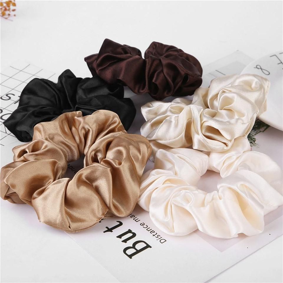 3pcs Large Hair Scrunchies Hair Ties, , 9 inches - Image 5