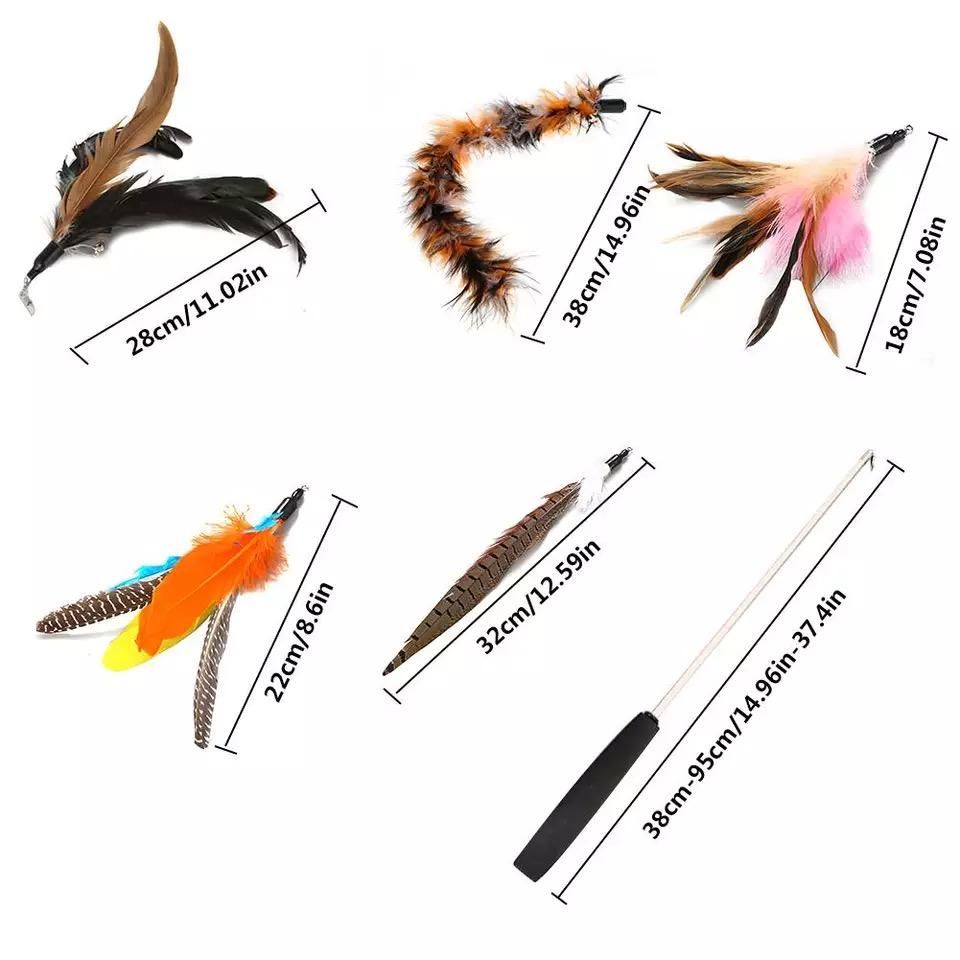 5pcs MultiColor Cat Toys with Springs, Telescopic - Image 5