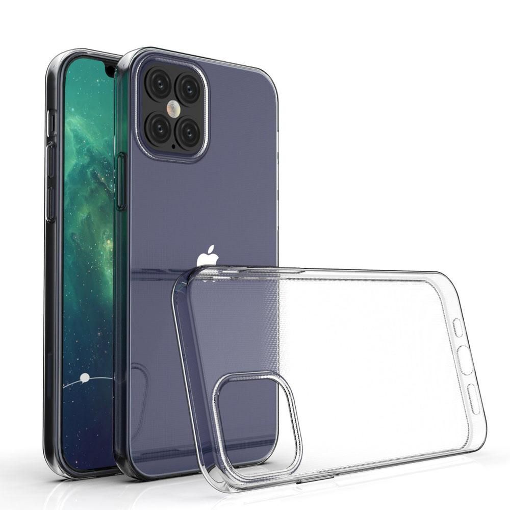 iPhone 12 / 12 Pro Silicone Case, Transparent TPU - Image 2