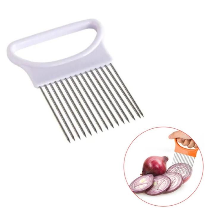 Onion holder White with practical handle - Image 1