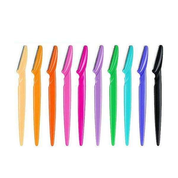 6-pack Eyebrow and Beard Trimmer Knife, MultiColor - Image 4