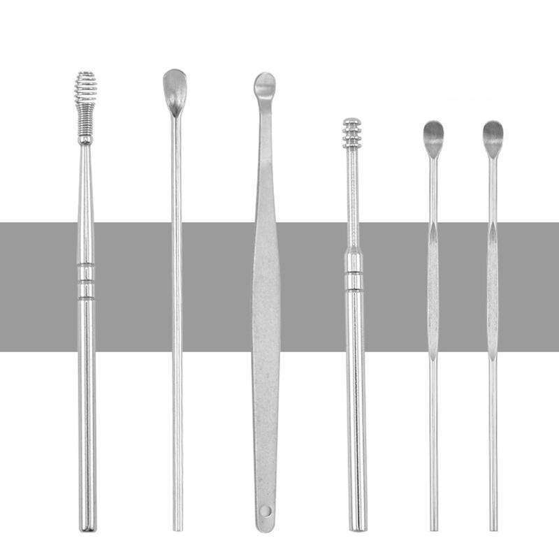 Earwax Removal Kit Stainless Steel Silver - Image 4