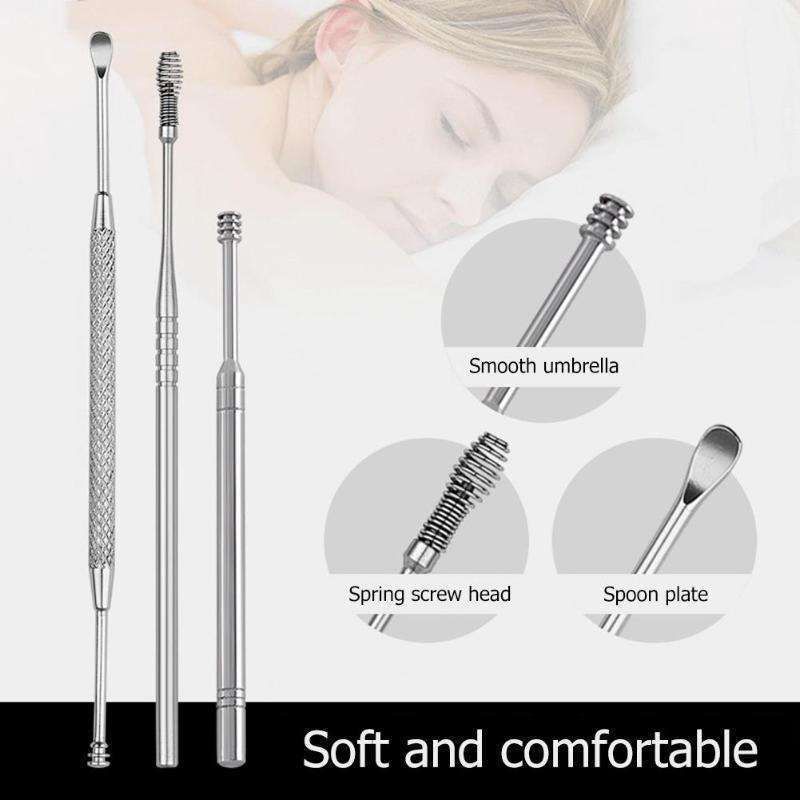Earwax Removal Kit Stainless Steel Silver - Image 5