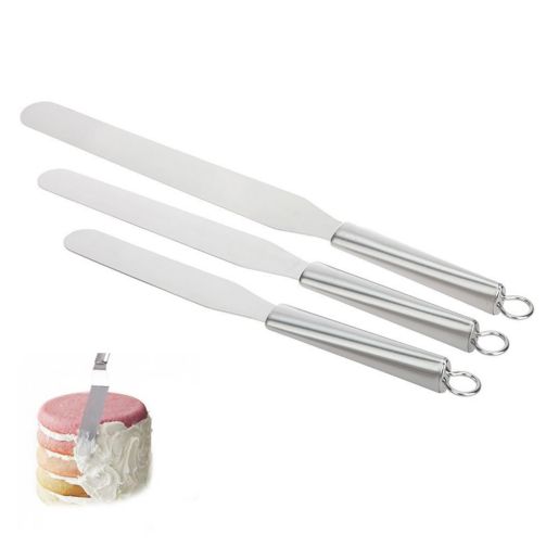 37.6cm Palette Knife Spatula Cake Decorations, Silver - Image 1