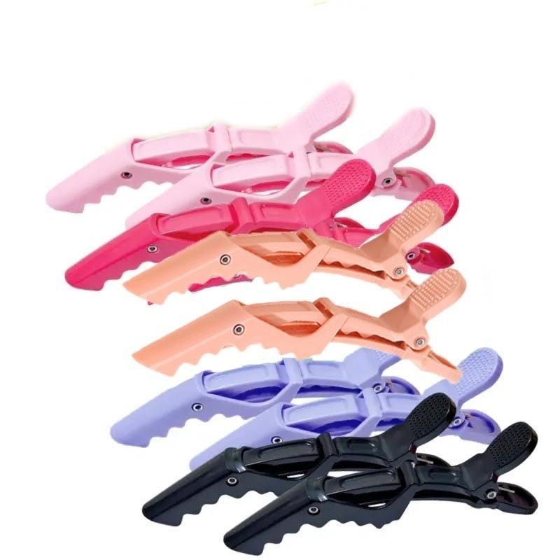6pcs Hair Clips Crocodile Clip Hairdressing Clips, for Salon Styling - Image 1