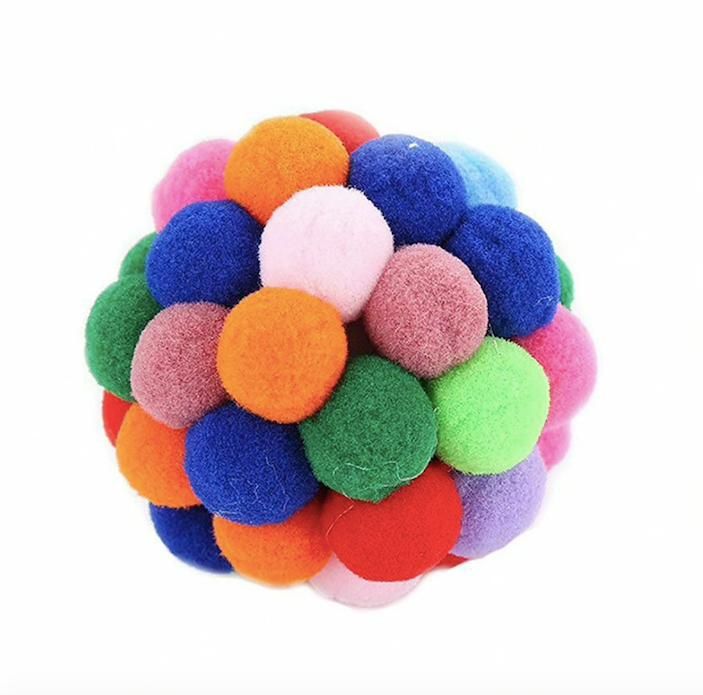 Cat Toy Ball, Multi-Colored - Image 2