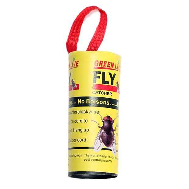 Fly Trap Adhesive Tape 4-pack, Flycatcher Mosquito Catcher - Image 2