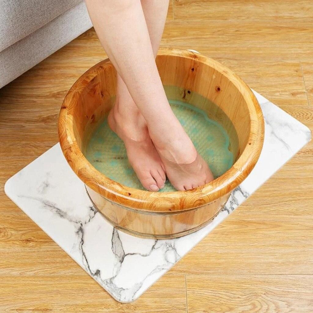 Pink Non-Slip Silicone Foot Massage Pad with Suction for Bathroom - Image 6