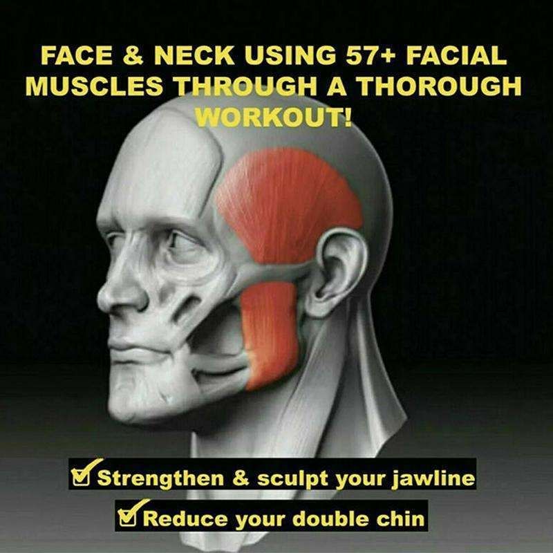 Jawline Exerciser Jaw Trainer for Defined Jaw Muscles, Black - Image 2