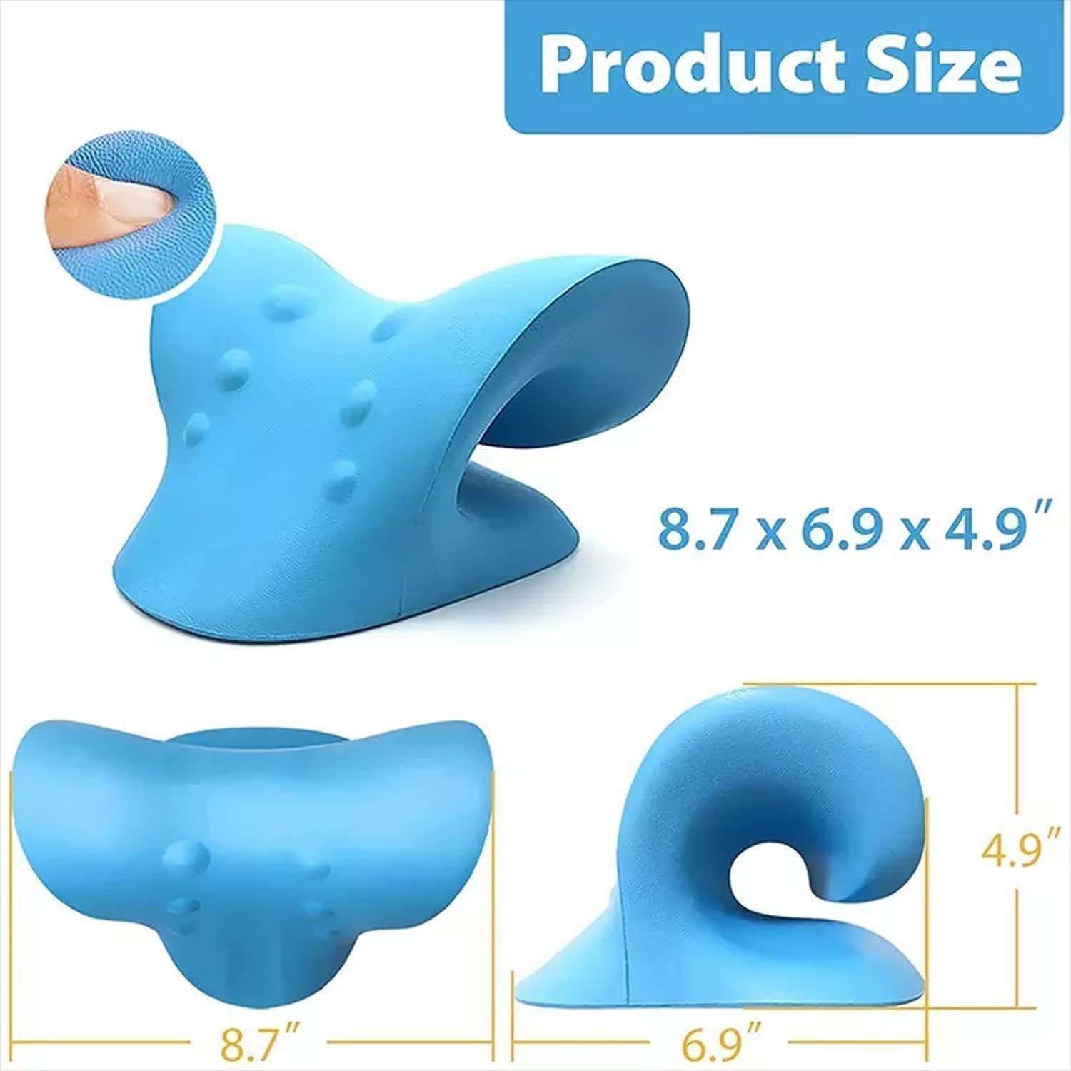 Neck stretcher pillow, Blue - Image 2