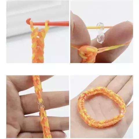 1500 rubber bands DIY loom bands kit, Multicolor - Image 3