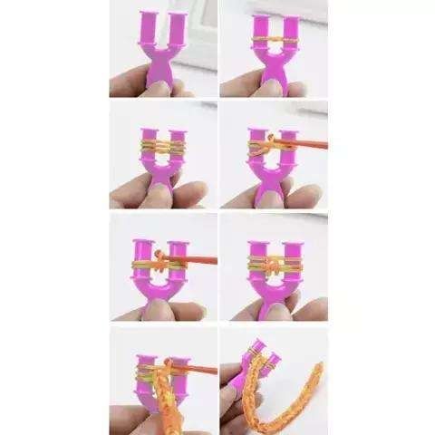 1500 rubber bands DIY loom bands kit, Multicolor - Image 4