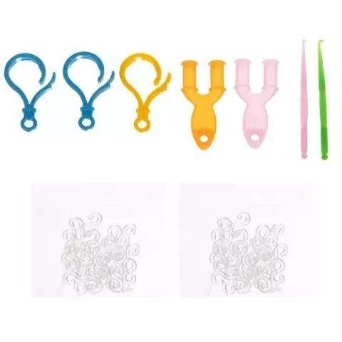 1500 rubber bands DIY loom bands kit, Multicolor - Image 8