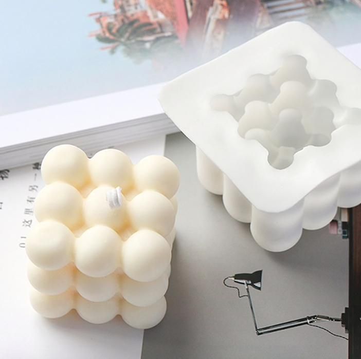 2pcs white candle molds, DIY for making your own candles - Image 3