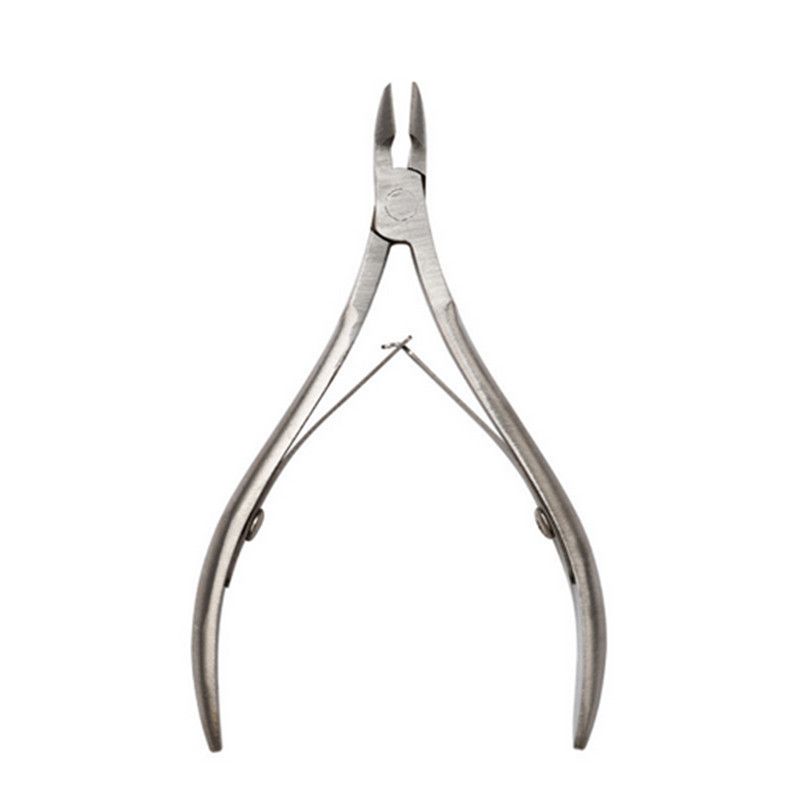 Stainless Steel Cuticle Nipper and Nail Scissors, Silver - Image 2