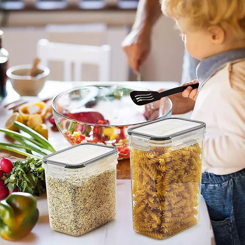 100-pack Elastic Food Covers, Transparent - Image 2