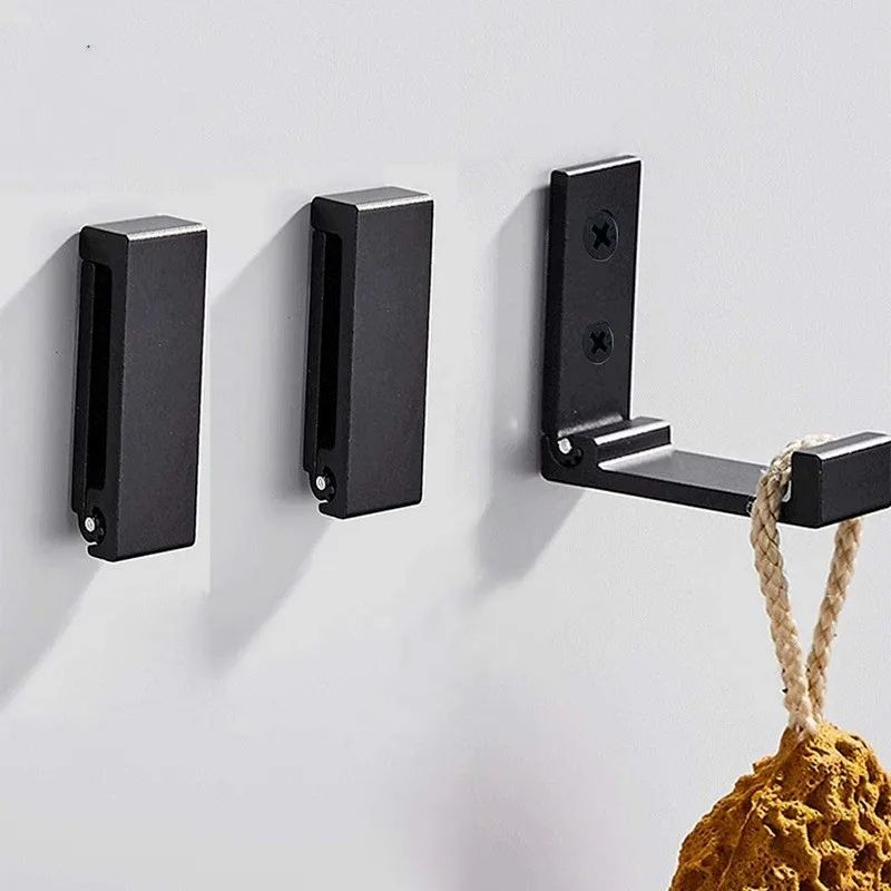 2pcs foldable wall hooks for clothes, mounted, with Guld compatibility - Image 4