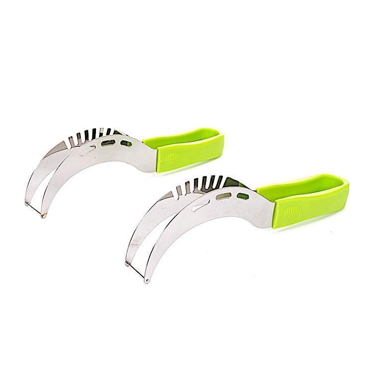 Stainless steel melon cutter watermelon slicer, silver - Image 3