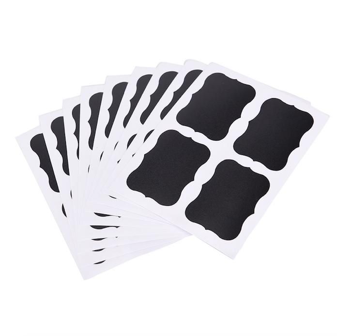 36-pack Black Chalkboard Labels, 3.5 x 2 inches - Image 2