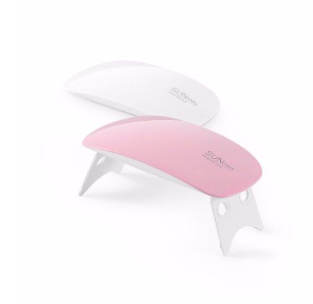 UV LED Nail Lamp 12W Mini, White for Gel Polish Hybrid Gel - Image 1