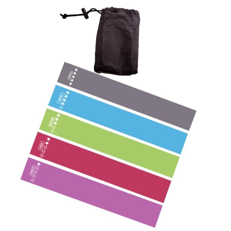 5-pack Resistance Bands for Exercise Yoga Rehab, MultiColor - Image 3
