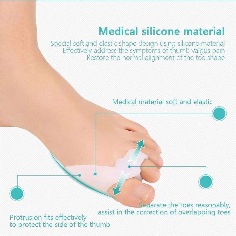 Hallux Valgus Toe Spreader Separators Support, 1 Pair - Image 4