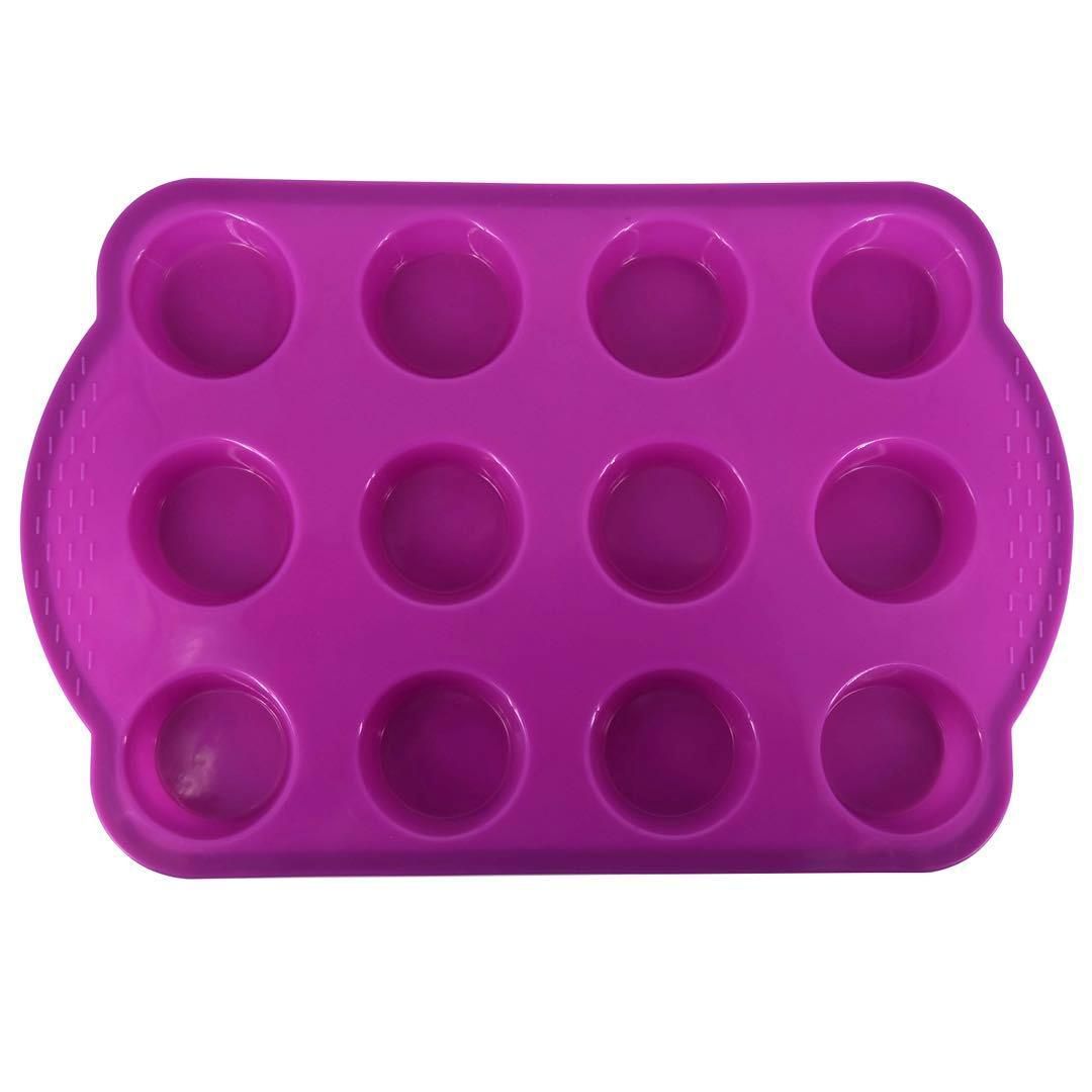 Mini Muffin Tray, Purple, Baking Tin for Muffins - Image 4
