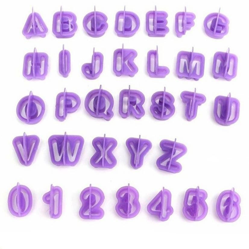Alphabet Letter Number Cutters for Baking, 26 Characters, 3.5 cm - Image 2