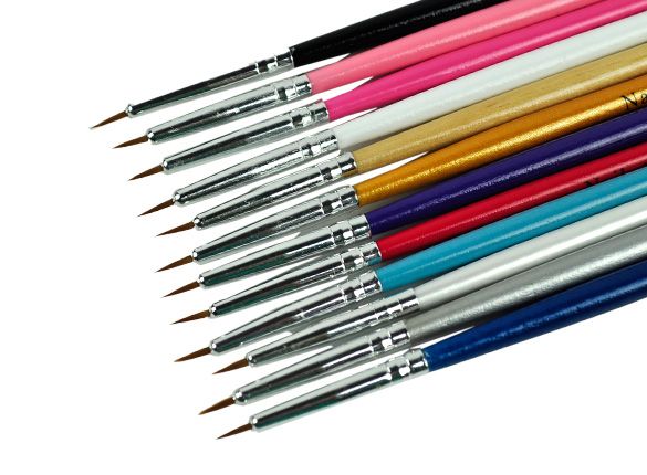 Nail brush for nail art, 1pc - Image 1