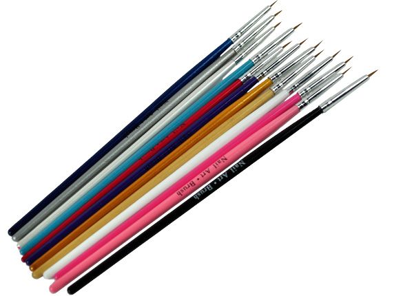 Nail brush for nail art, 1pc - Image 2