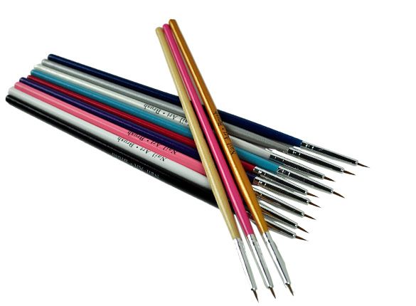 Nail brush for nail art, 1pc - Image 3