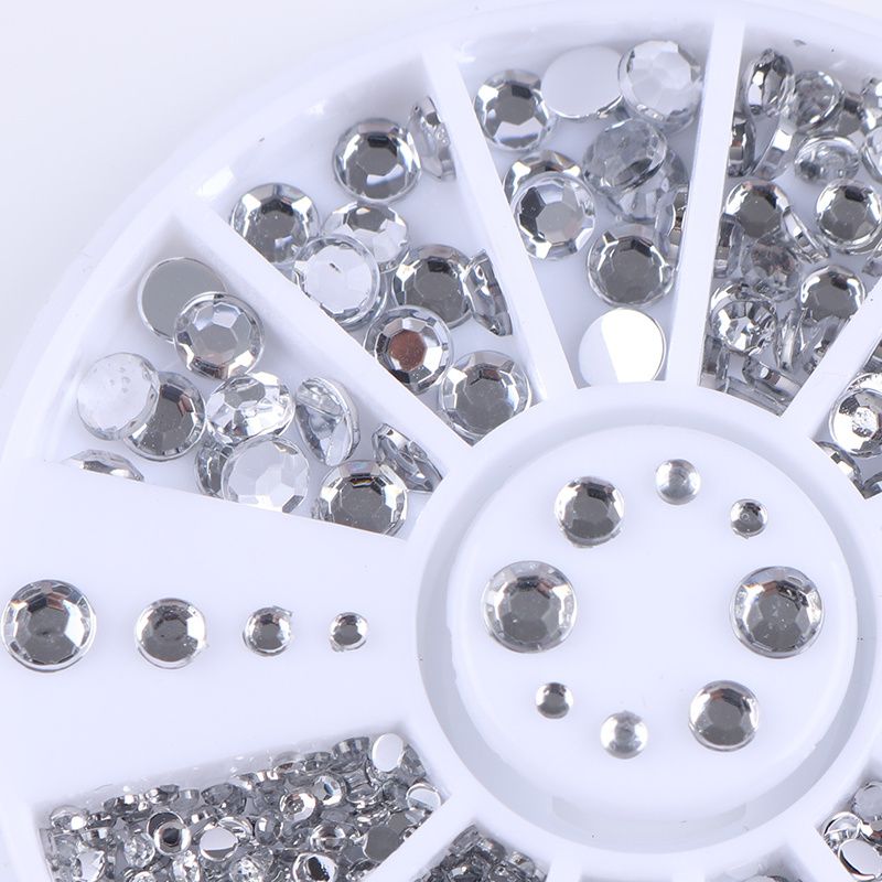 Rhinestone 4 sizes, Silver Clear - Image 3