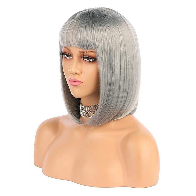 Synthetic Wig Dark Red for Party Pride Parades and Cosplay - Image 4