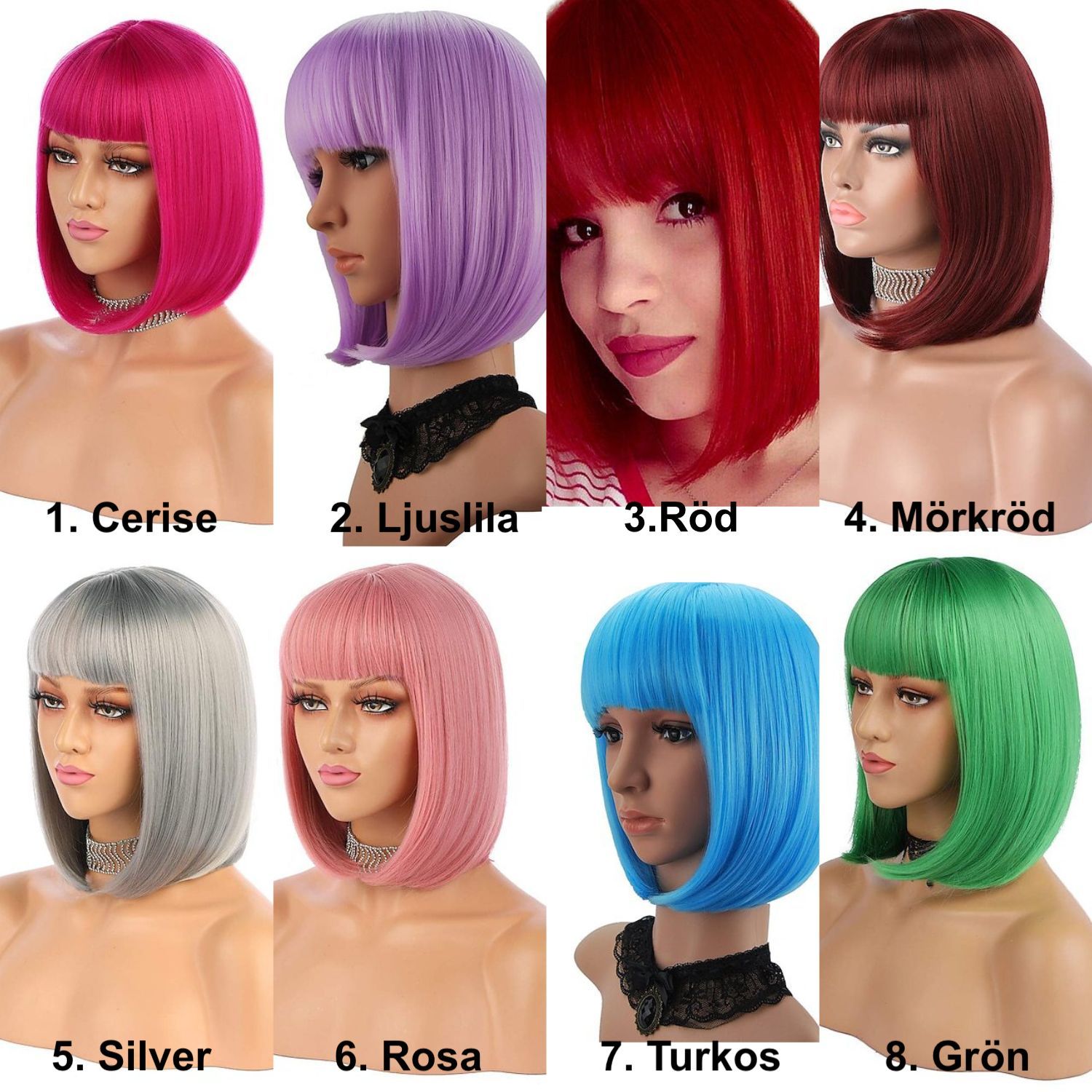 Synthetic Wig Light Pink for Party Pride Parades Cosplay - Image 2
