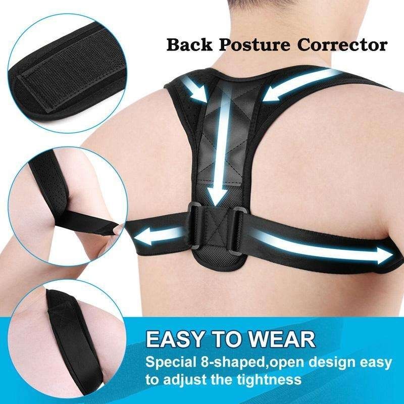 Posture correction vest in Black - Image 3