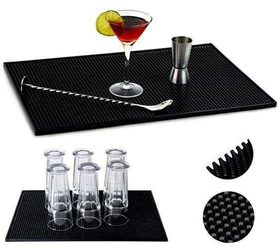 Black Dish Mat - Dish Rack, 45 x 30cm - Image 1