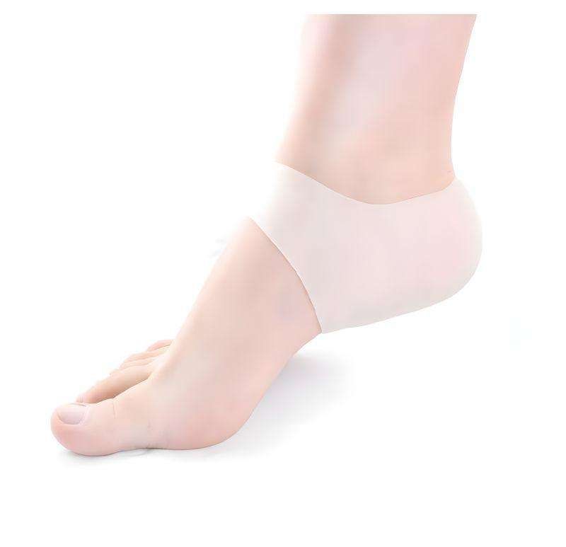 2-pack Transparent Silicone Heel Protectors, Shoe Inserts - Image 1