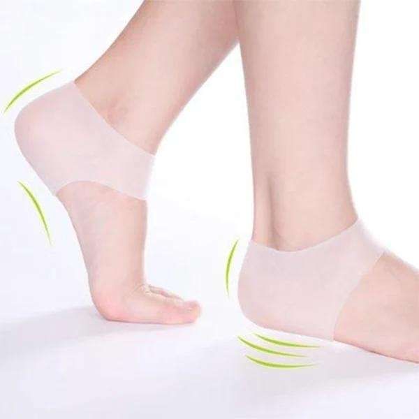 2-pack Transparent Silicone Heel Protectors, Shoe Inserts - Image 2
