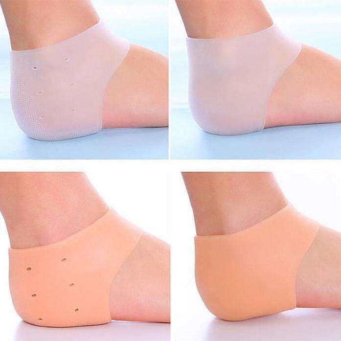 2-pack Transparent Silicone Heel Protectors, Shoe Inserts - Image 3