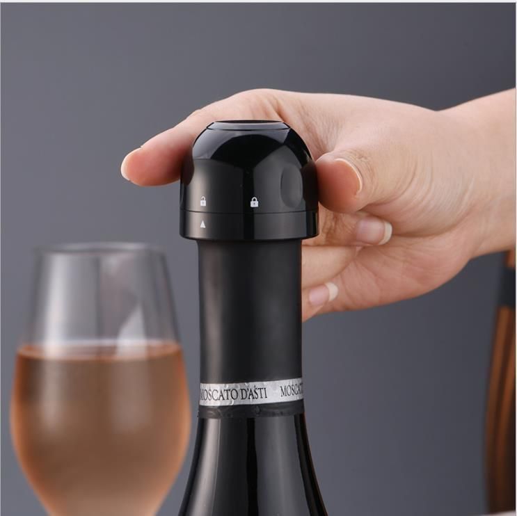 2 Champagne Cork Stoppers, Vacuum Sealer for Wine Bottles - Image 2
