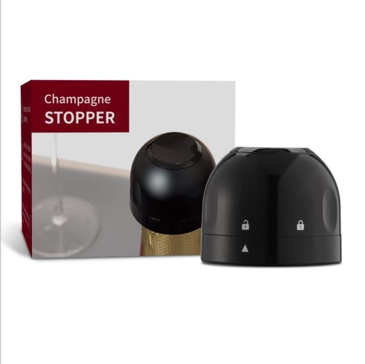 2 Champagne Cork Stoppers, Vacuum Sealer for Wine Bottles - Image 4